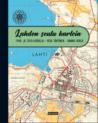 Lahden seutu kartoin 1960- ja 2010-luvuilla